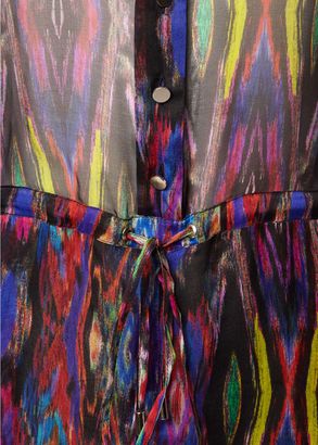 Matthew Williamson Sweetie Ragadang Rainbow Silk Playsuit