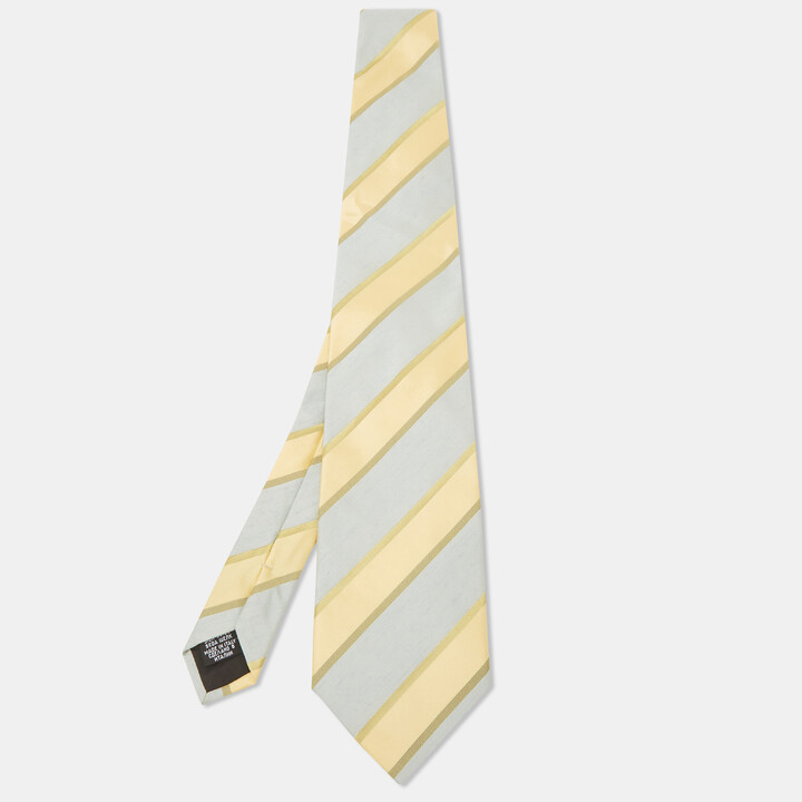hugo boss yellow tie