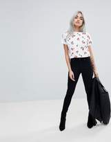 Thumbnail for your product : ASOS Petite PETITE T-Shirt in Cherry Print