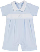 Thumbnail for your product : Kissy Kissy Premier Bunny Blue Pima Shortall, Size 3-18 Months