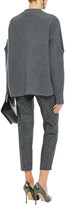 Thumbnail for your product : Antonio Berardi Cropped Wool-tweed Slim-leg Pants