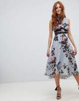 Thumbnail for your product : Hope and Ivy Hope & Ivy midi dress in floral print