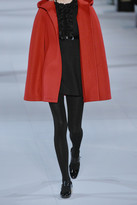 Thumbnail for your product : Saint Laurent Ruffled wool-crepe mini dress
