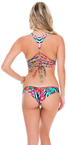 Thumbnail for your product : Luli Fama Strapped Front Low Rise Bottom In Multicolor (L508314)