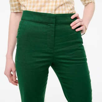 J.Crew Factory Women's Petite Kelsey Linen-Blend Flare Pant - ShopStyle
