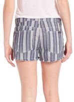 Thumbnail for your product : 7 For All Mankind Striped Cut-Off Shorts