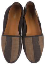 Thumbnail for your product : Fendi Pequin Espadrille Flats