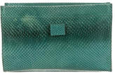 Thumbnail for your product : Calvin Klein Snakeskin Cosmetic Pouch