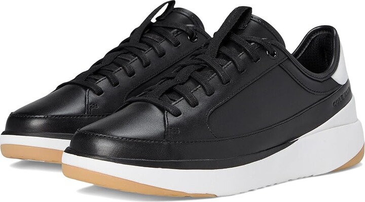 Cole Haan Grandpro All Day Court Leather Sneakers Women's Snow Shoes Black/Optic White/Optic White : 8.5 B - Medium
