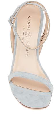 Chinese Laundry Shanie Clear Heel Sandal