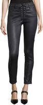Thumbnail for your product : AG Jeans Farrah Lace-Up High-Rise Skinny Ankle Pants