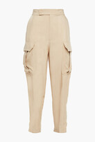 Thumbnail for your product : Equipment Twill Cropped High-rise Tapered Pants