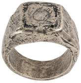 Thumbnail for your product : Tobias Wistisen embossed design square ring