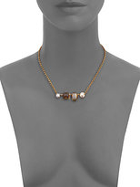 Thumbnail for your product : Kelly Wearstler Lupine 5MM-9MM Multicolor Round Pearl & Moonstone Plaque Necklace