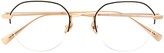 Thumbnail for your product : EQUE.M Water Drop round frame glasses