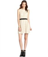 Thumbnail for your product : Single Dress sand lace belted 'Melina' dress