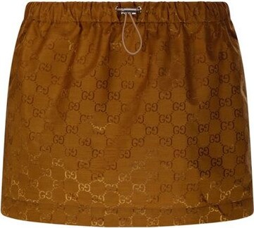 Gucci GG Monogram Mini Skirt