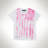 Thumbnail for your product : Ralph Lauren Neon-Flag Cotton Tee