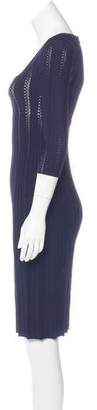 Alaia Knee-Length Knit Dress