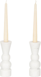 Kate and Laurel Maleea Two-Piece Taper Candle Holder Set