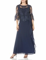 Thumbnail for your product : Le Bos Women's Embroidered LACE Dress with Drape Detail at Waist