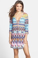 Thumbnail for your product : Gottex BLUSH BY PROFILE Profile Blush by Ikat Deep V-Neck Jersey Cover-Up Blouse