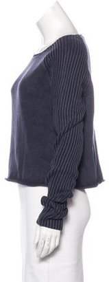 Frame Denim Cropped Rib Knit Sweater w/ Tags