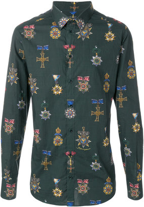 Dolce & Gabbana medal print shirt
