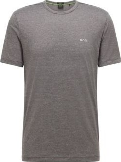 HUGO BOSS Slim-fit T-shirt with decorative reflective details