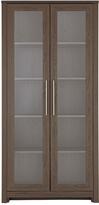 Thumbnail for your product : Consort Furniture Limited New Altima Glass 2 Door Bookcase