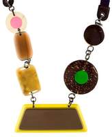 Thumbnail for your product : Marni Resin Station Necklace Silver Resin Station Necklace