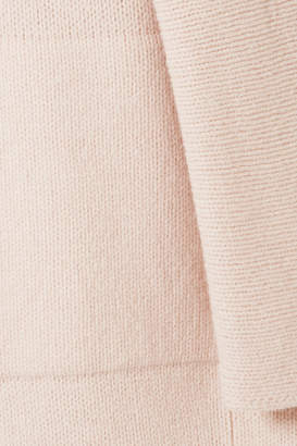 Vince Wool And Cashmere-blend Cardigan - Blush