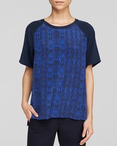 Thumbnail for your product : Vince Tee - Contrast Sleeve