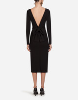 Thumbnail for your product : Dolce & Gabbana Crepe Midi Dress