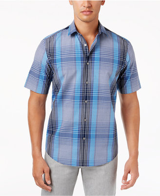 Alfani Big and Tall Elton Plaid Shirt, Created for Macy's