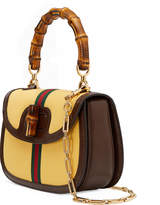 Thumbnail for your product : Gucci Bamboo Classic Canvas Top-Handle Shoulder Bag
