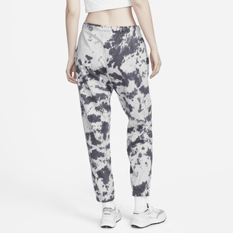 Nike Women's Sportswear Mid-Rise Cloud-Dye Jogger Pants in Black - ShopStyle