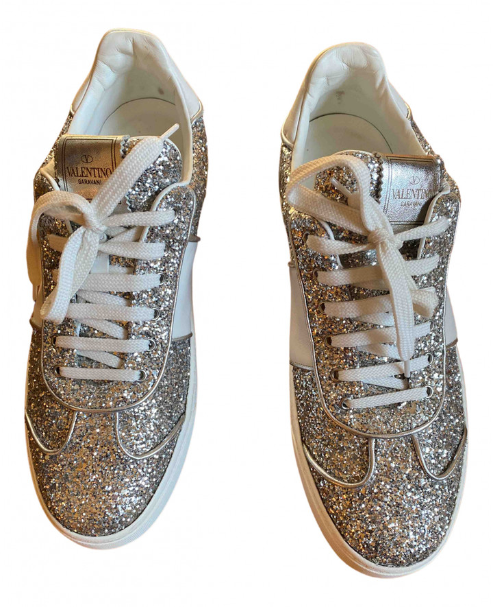 valentino glitter trainers