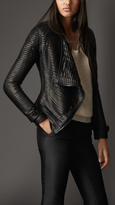 Thumbnail for your product : Burberry Strip-stitched Lambskin Jacket