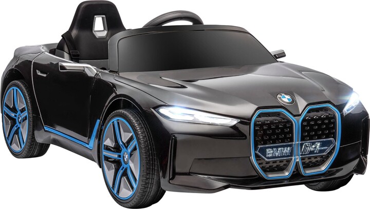 Aosom 12V Licensed BMW Kids Electric Car with 2.4G Remote Control Suspension System Horn Music Lights