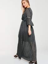 Thumbnail for your product : Very Rope Trim Maxi Dress - Green/Print