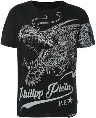 Philipp Plein dragon print T-shirt