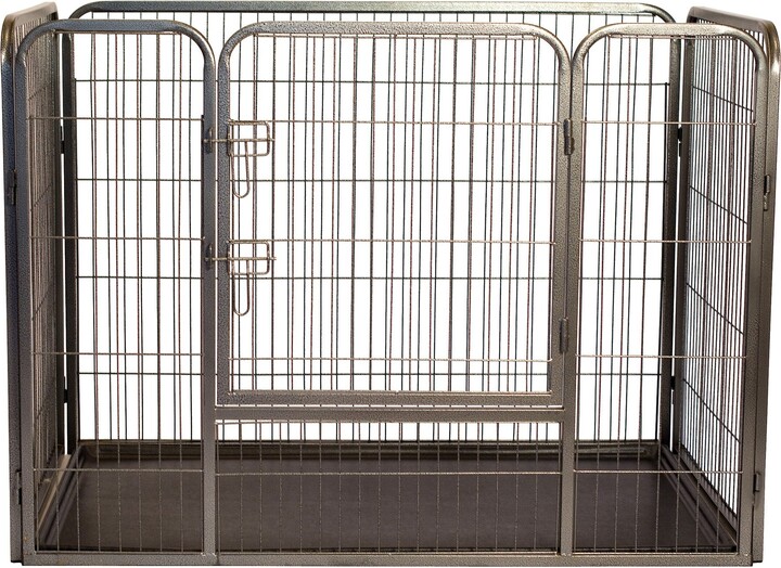 Iconic Pet Heavy Duty Rectangular Wire Dog Playpen, 28-in