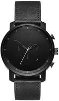 Thumbnail for your product : MVMT chrono Series - 45 mmBlack Leather