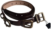 Thumbnail for your product : D&G 1024 D&G Burgundy Leather Belt