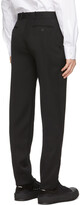 Thumbnail for your product : Alexander McQueen Black Sustainable Cavalry Twill Trousers