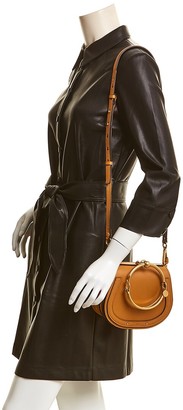 Chloé Nile Small Leather & Suede Bracelet Bag