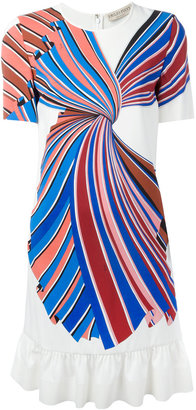 Emilio Pucci ruffle trim shift dress - women - Silk/Spandex/Elastane/Viscose - 44