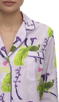 Thumbnail for your product : Laura Urbinati Printed Stretch Poplin Pajama Shirt