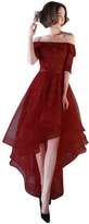 Thumbnail for your product : Vimans Womens Tulle High Low Homecoming Dresses 2018 Formal Prom Gown